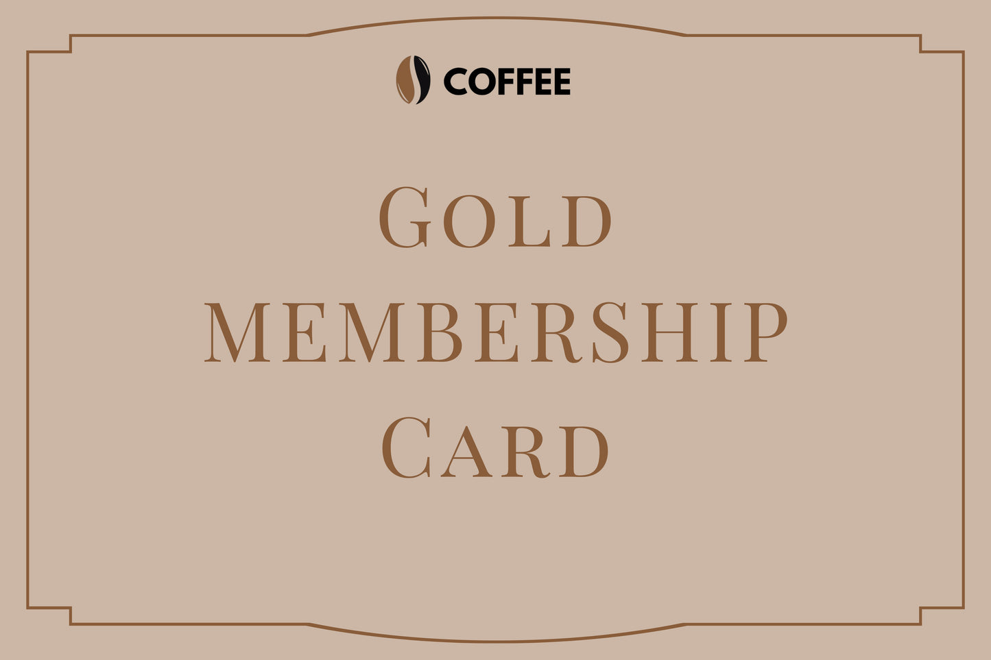 Coffee's Special Membership Card